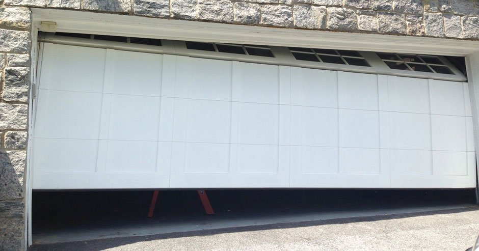 Broken garage door repairs Newport