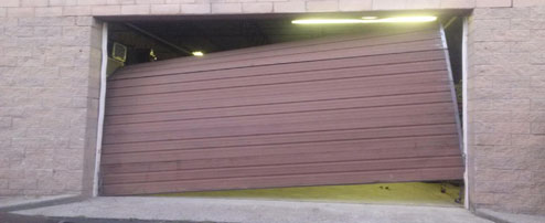 Out of track overhead door Newport